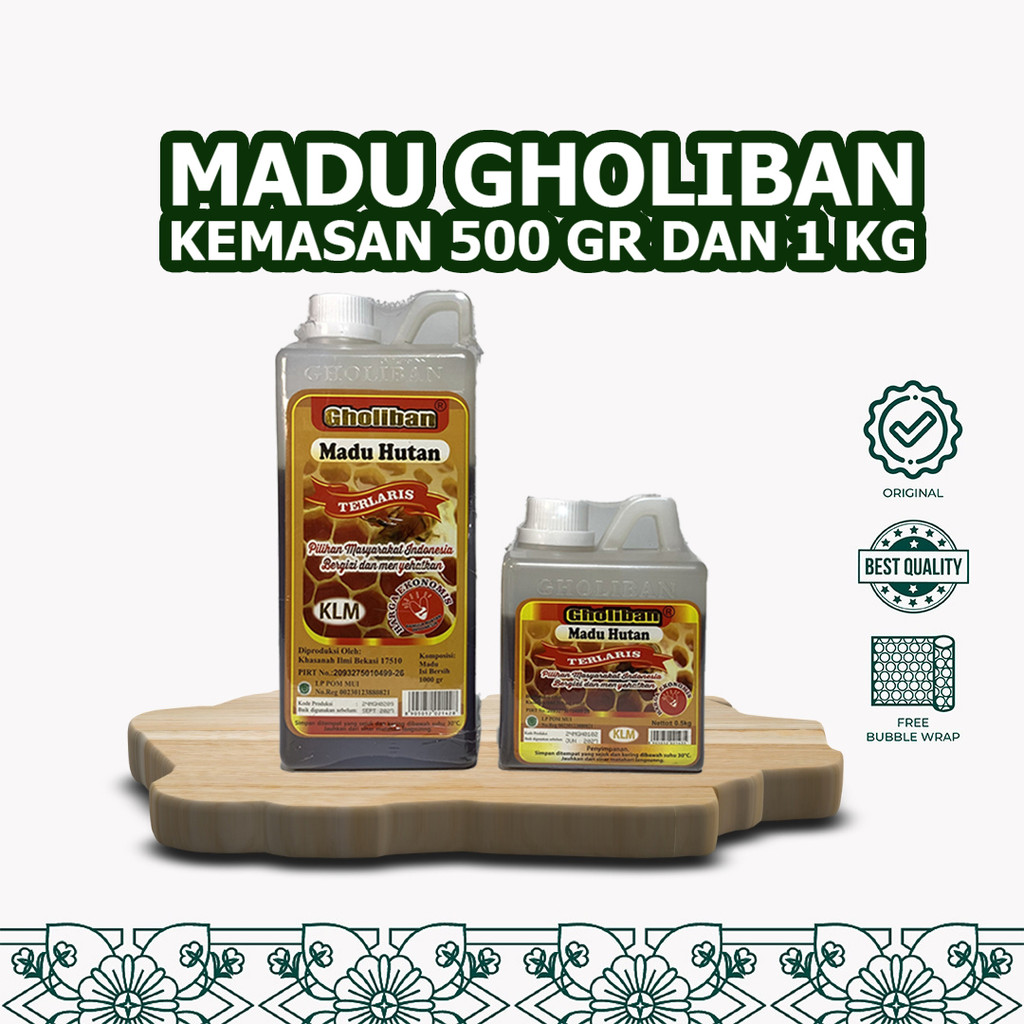 

MADU GHOLIBAN PREMIUM / MADU MURNI KEMASAN 500GR / 1KG