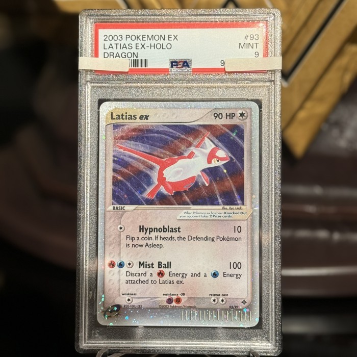 Latias EX Dragon PSA 9 Pokemon TCG