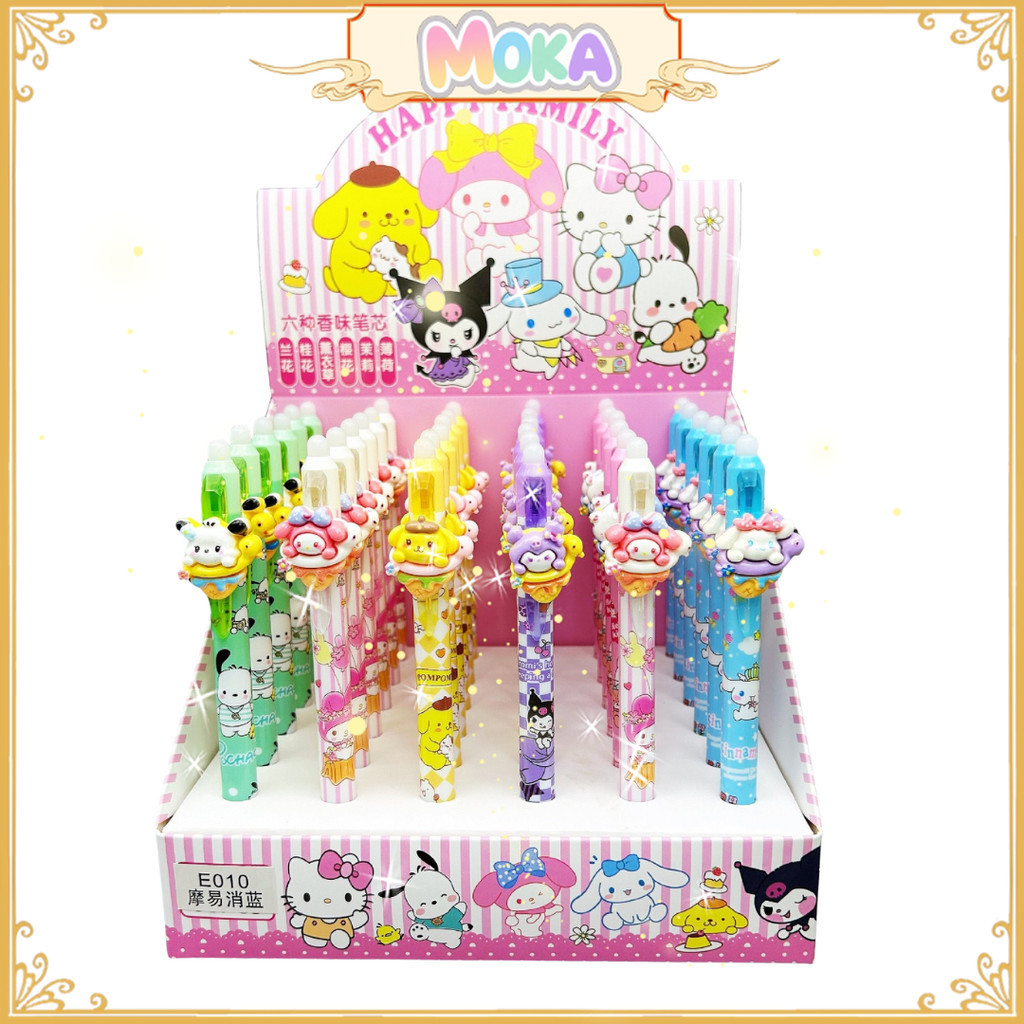 

MOKA Pulpen Gel Mekanik Dengan Boneka Kartun Animasi Jepang Lucu 3D / Pulpen Gel Lucu MKP103