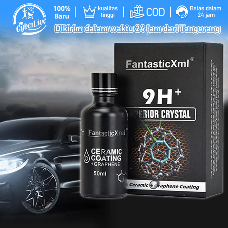 Nano Ceramic Coating Mobil 50ml Mobil Crystal Diamond Graphene Coating 9h+ Pelindung Car Nano Coatin