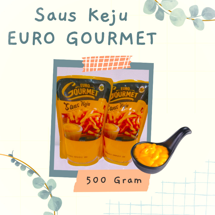 

New Saus Keju Euro Gourmet Cheese Sauce 500 GramPremium