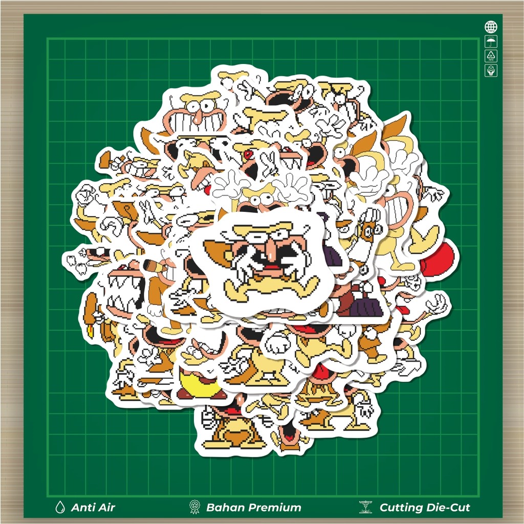 

HOT 50 PCS STIKER Stiker Pizza Tower V13 Stiker Fashion Cars Decal Dingin Kartu Album Custom Vinyl Anti Air- Sticker Aesthetic Buku Journal Koper Casing HP Tablet Laptop Helm Motor Botol Minum
