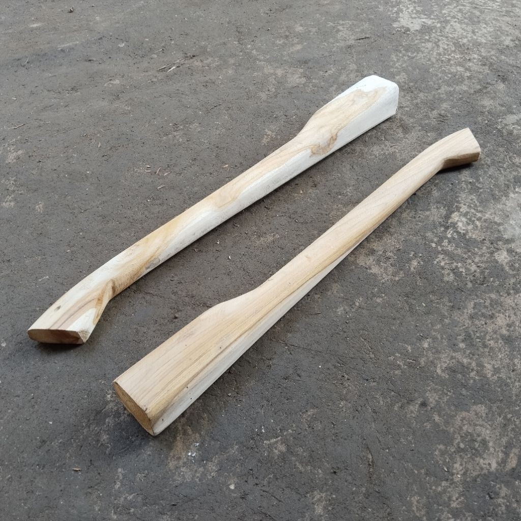 Doran Cangkul / Gagang Cangkul Bahan Kayu Jati