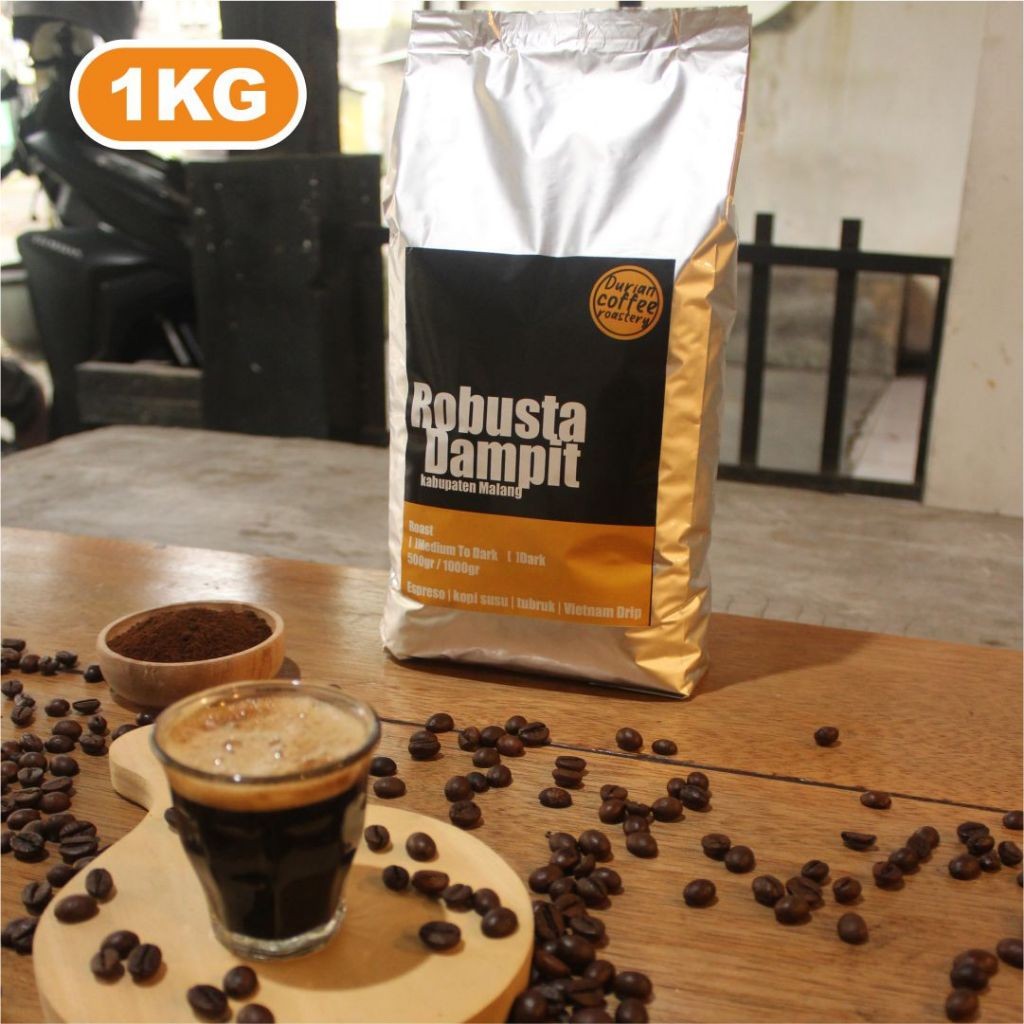 

JAMIN MURAH !!!Kopi Robusta Dampit - Roasting Medium to Dark Kemasan 1kg(BISA LANGSUNG ORDER)