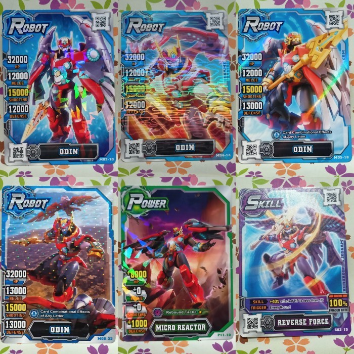 hero of robots crystal ODIN robot / power / skill