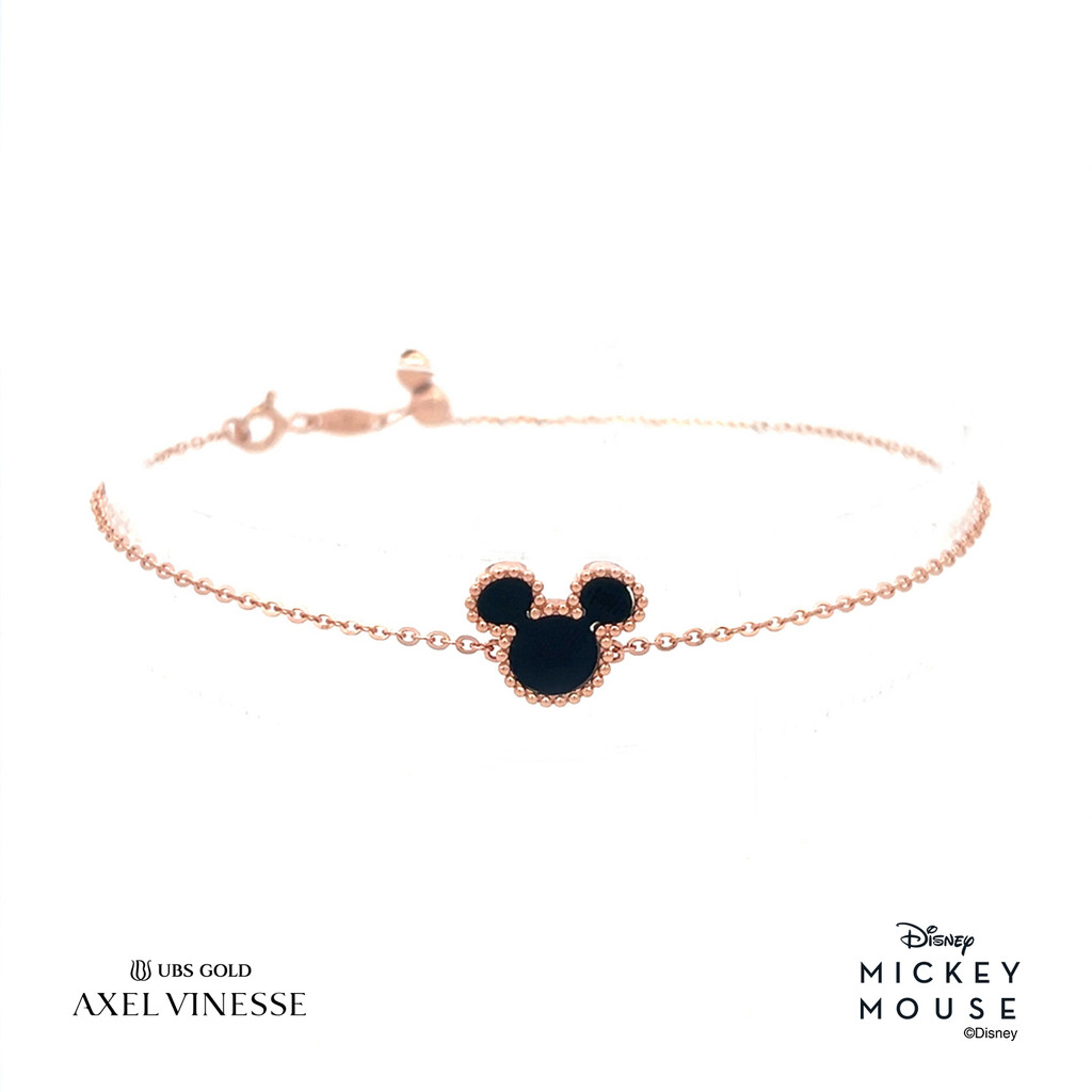 UBS Gold Gelang Emas Disney Mickey Mouse - Kgy0121 - 17K