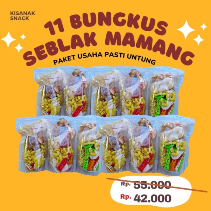 

11 BUNGKUS SEBLAK MAMANG PAKET RESELLER JARM
