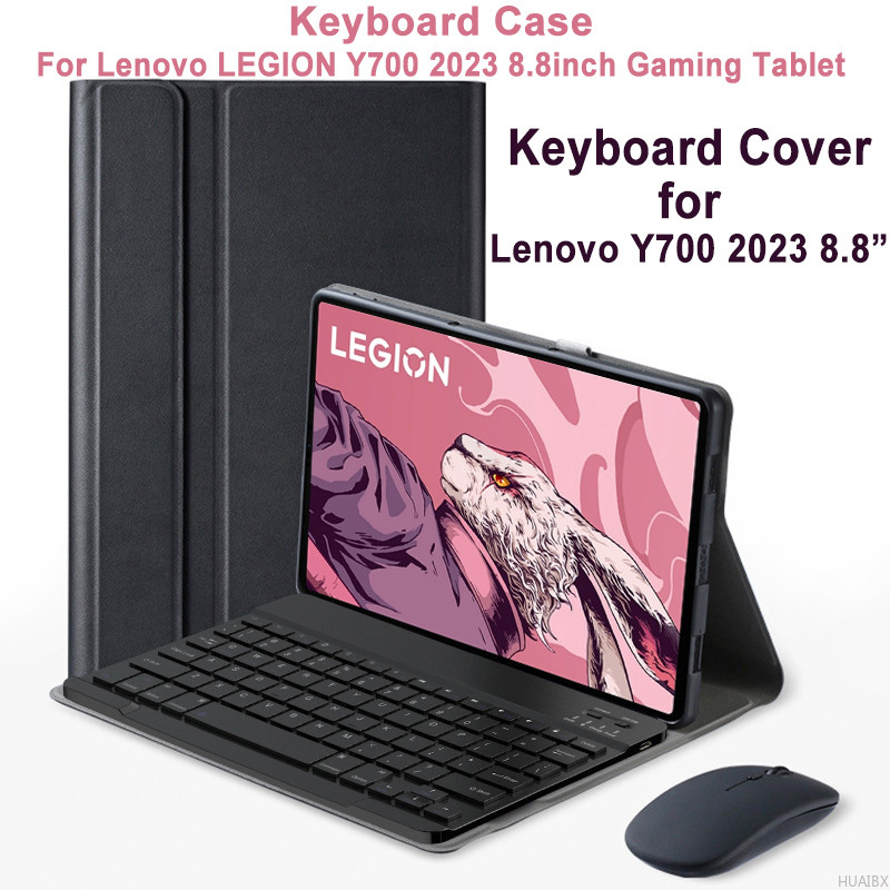 For Lenovo LEGION Y700 2023 Gaming Tablet 8.8 Inch Case, Detachable Keyboard Cover for Lenovo LEGION