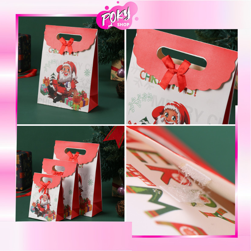 

POKY - 6470 Paper Bag Christmas Santa / Tas Kertas Natal Motif Unik
