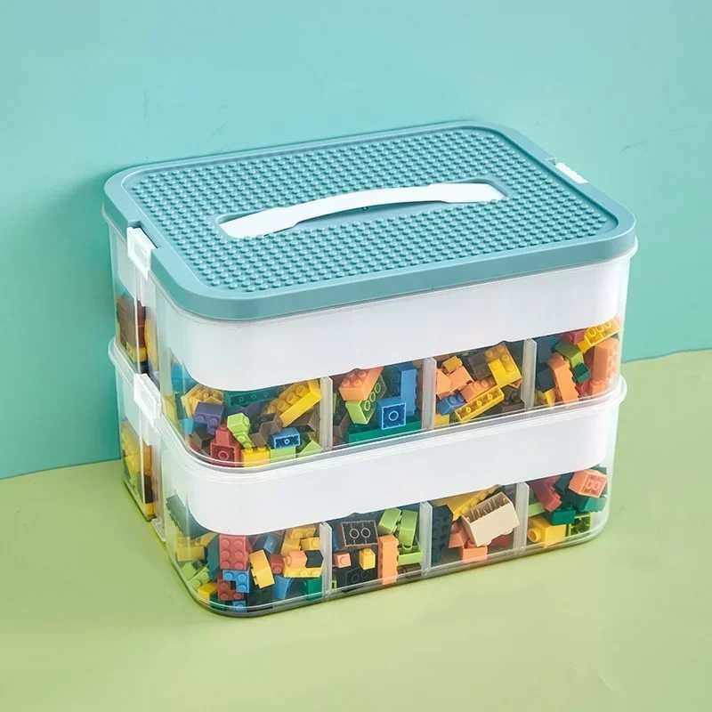 TRL Kotak Penyimpanan Balok LEGO Stackable Storage Container - TR-6T - AH