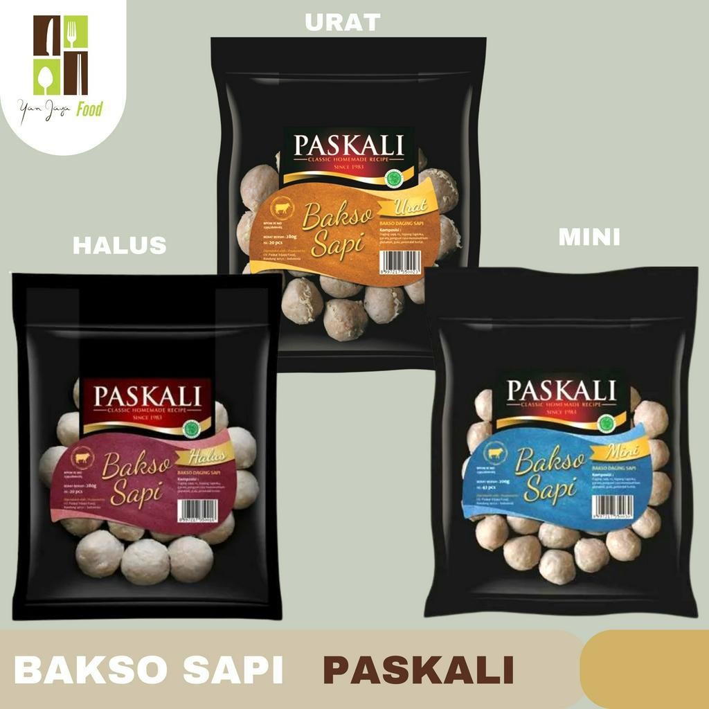 

Bakso Sapi Halus Paskali Baso Sapi / Urat / Mini [280g]