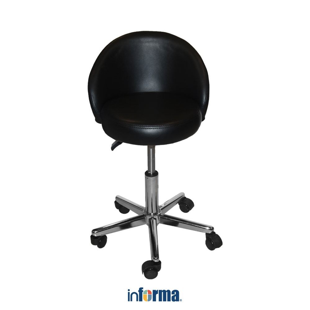 Informa Thyra Kursi Salon - Hitam Saloon Chair Kursi Perawatan Potong Cukur Rambut Tempat Duduk Salo