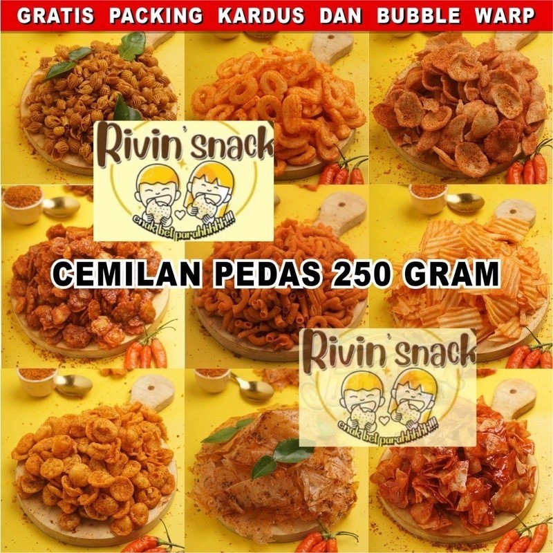 

SNACK / CEMILAN 500gr SERBA PEDAS ANEKA KILOAN (RIVIN SNACK)