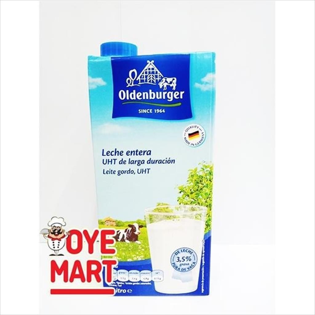 

OLDENBURGER FULL CREAM MILK 1 LITER/SUSU UHT
