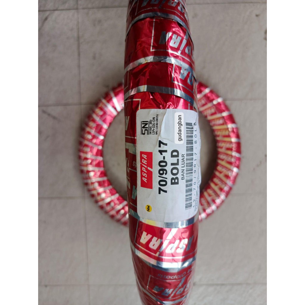 ( RING 17 ) BOLD 70 / 90 - 17 ASPIRA MAXIO TUBETYPE NON-TUBELESS ORIGINAL ASTRA OTOPARTS BEBEK DEPAN