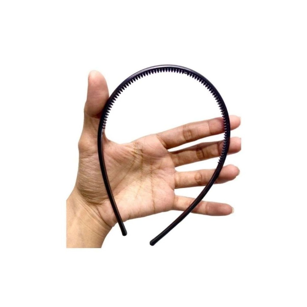 Aksesories Bando Lidi Bando Hitam Rambut Pria Wanita