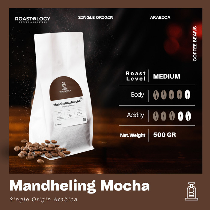 

Mandheling Mocha No.1 Grade 500gr Biji Kopi