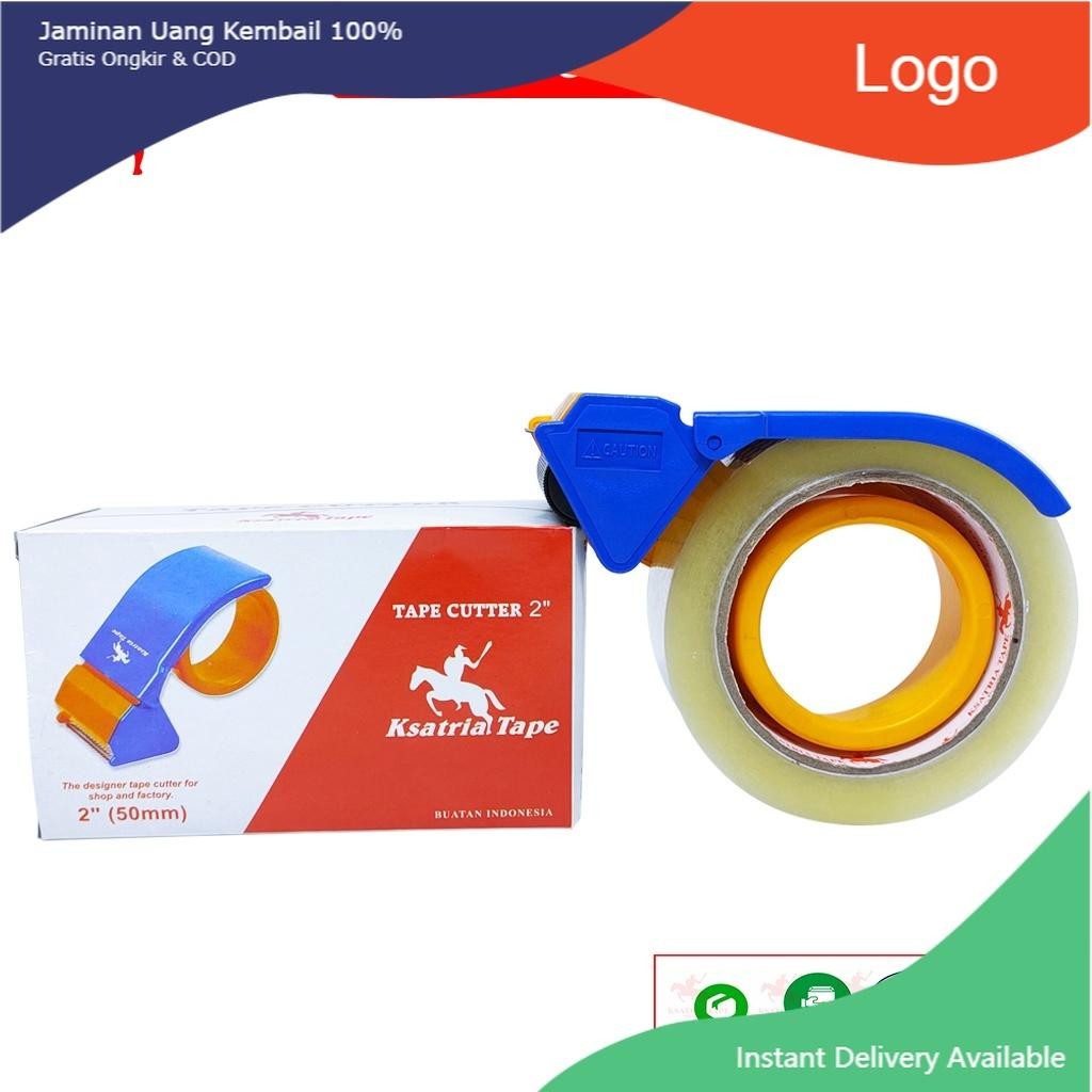 

Ksatria Tape Dispenser Lakban / Cutter Lakban / Pemotong Lakban -NEW - Xasanova