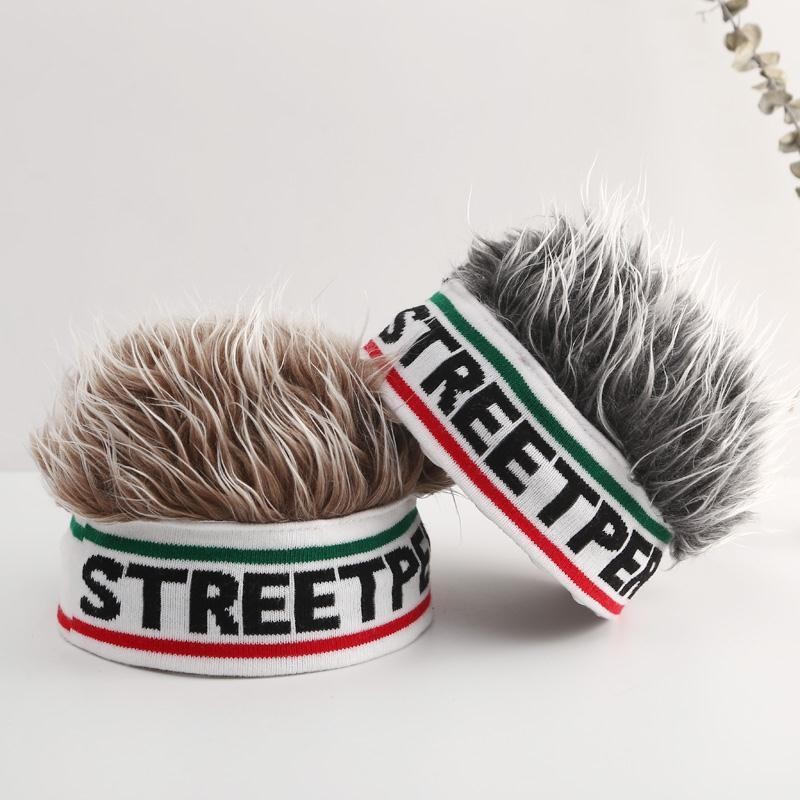 Wig/Rambut Pendek/Topi Wig/Satu Wanita Musim Semi dan Musim Panas Topi Runcing Cos Douyin Online Inf