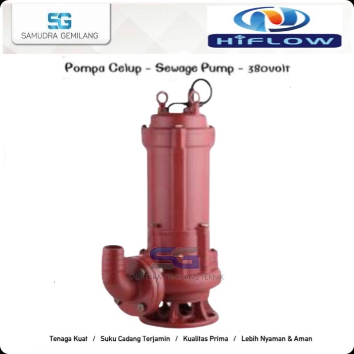 Submersible Sewage Pump Pompa Celup Air Kotor Pompa Lumpur 4"