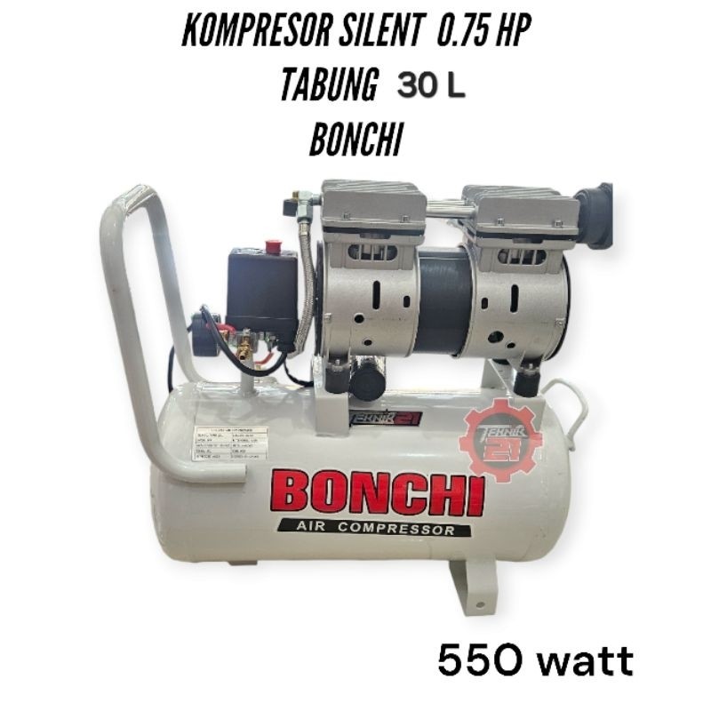 KOMPRESOR SILENT BONCHI 30 L KOMPRESOR LISTRIK BONCHI