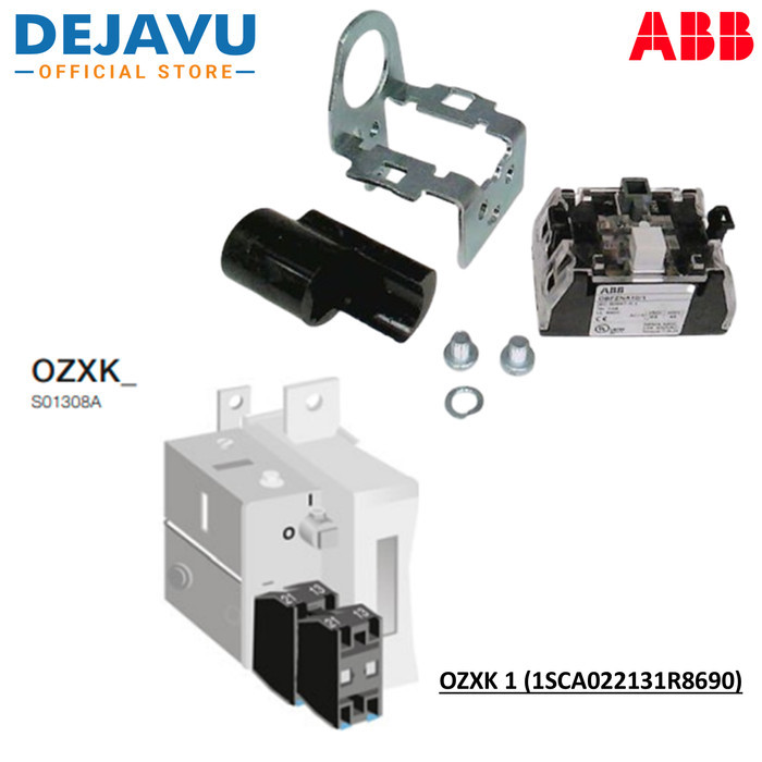 ABB OZXK 1 - Auxiliary Contact - Contactor And Motor Starter Auxiliary - Auxiliary contact block (1S