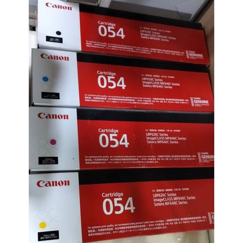 Toner canon 054 Black Cyan Yellow Magenta MF642CDW MF643cdw