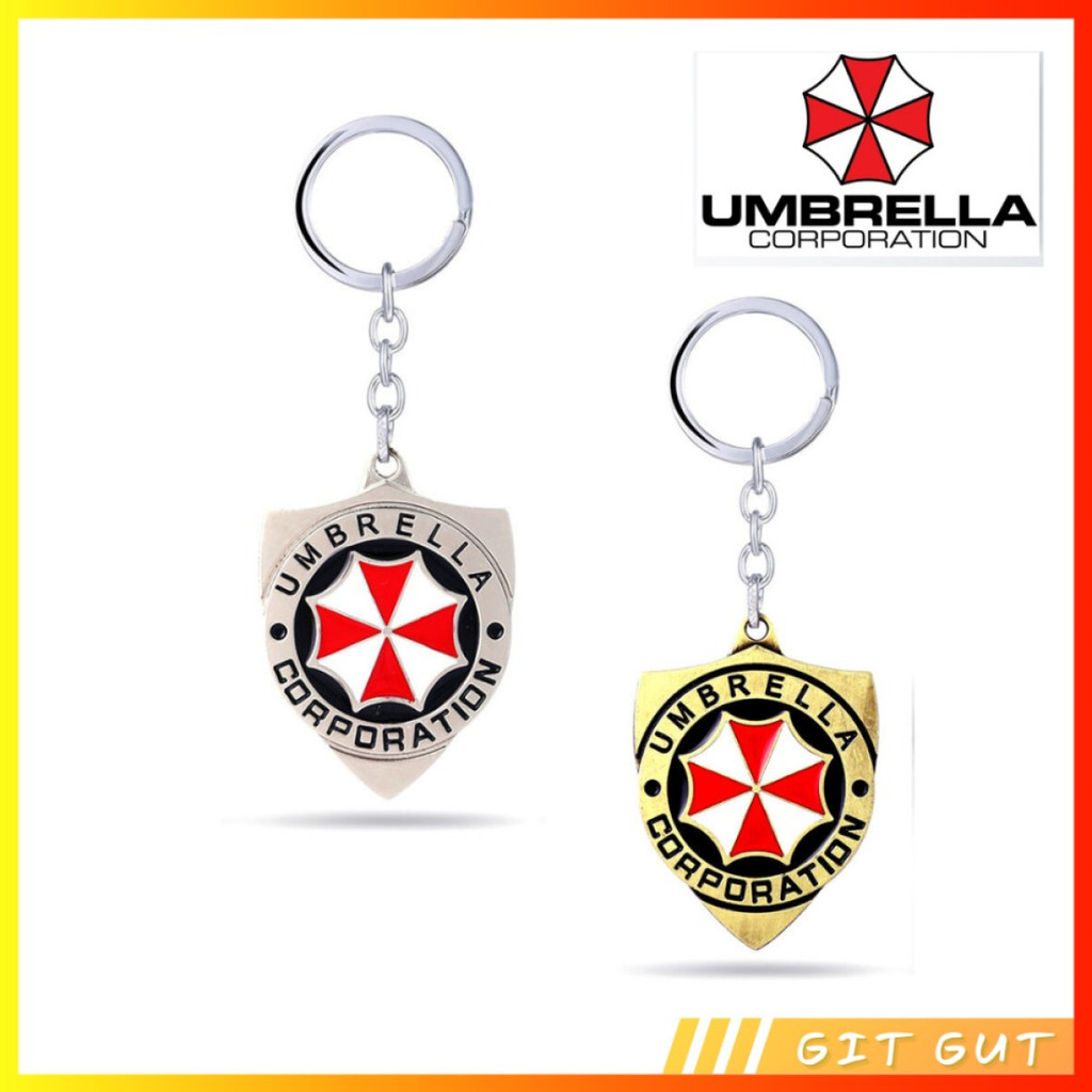 Keychain Gantungan Kunci Resident Evil Umbrella Corporation