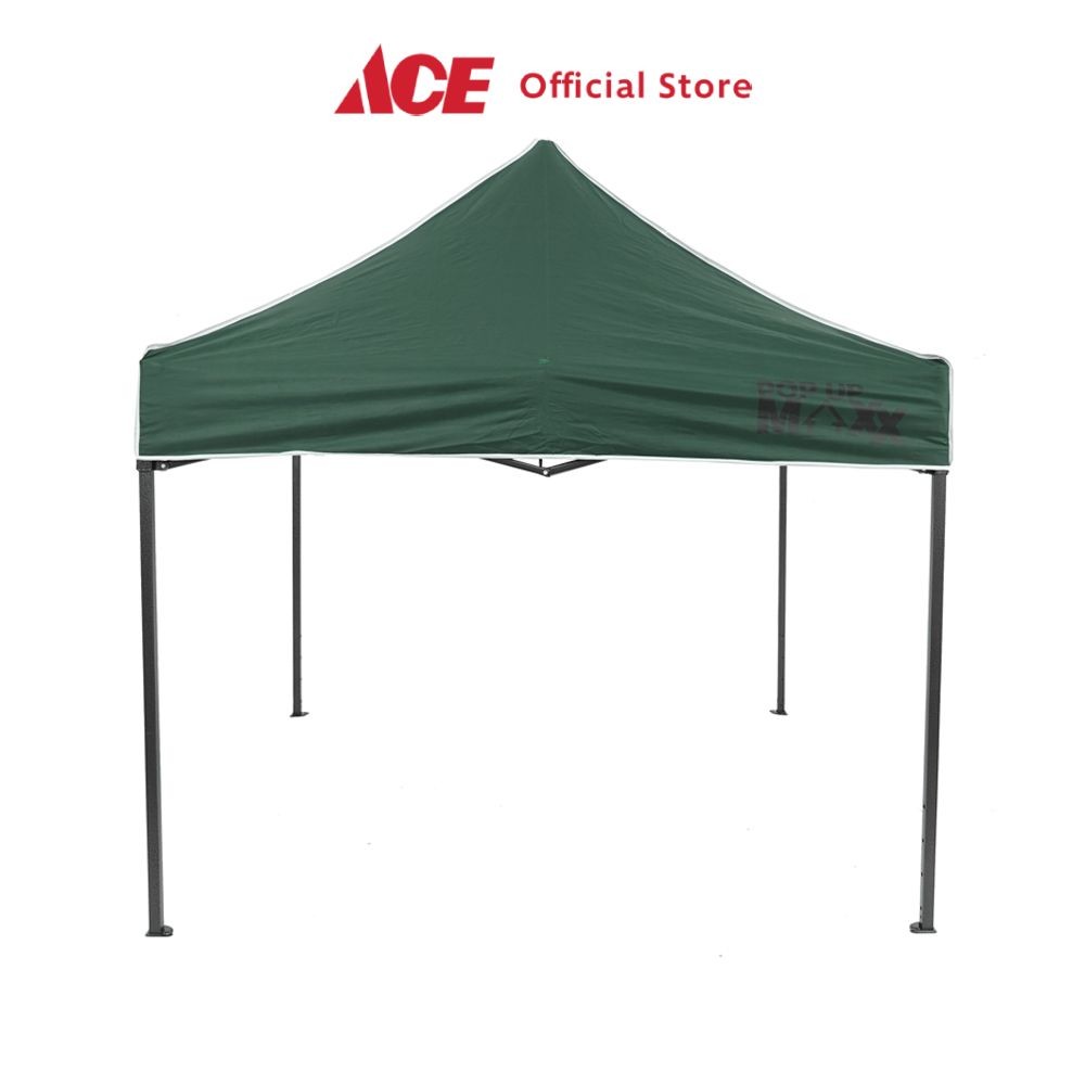 Soleil 2X2 mtr Tenda Gazebo Lipat - Hijau Garden Tent Tenda Acara Outdoor Atap Pelindung Lipat