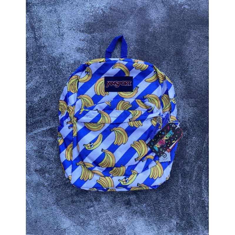 tas jansport motif banana