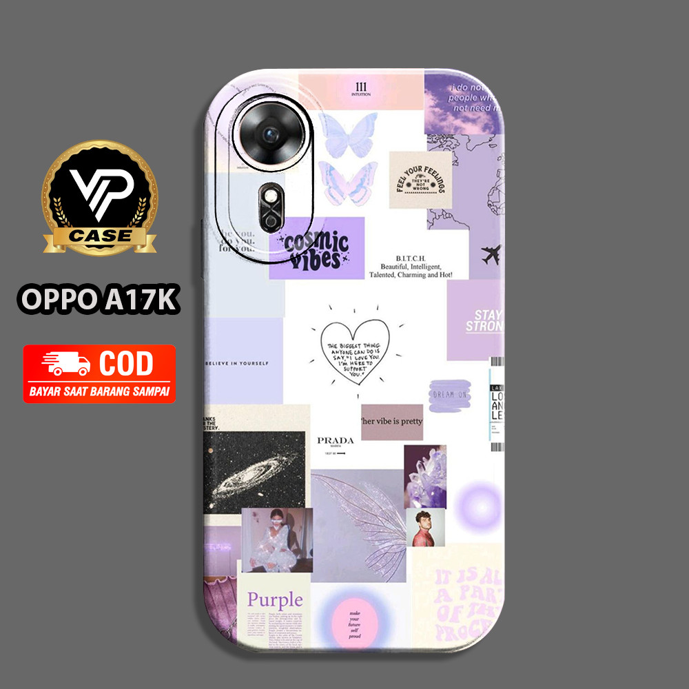 R57 Case  OPPO A17K TERBARU - Pelindung Belakang Handphone Softcase Procamera Silicone Lentur - Cass