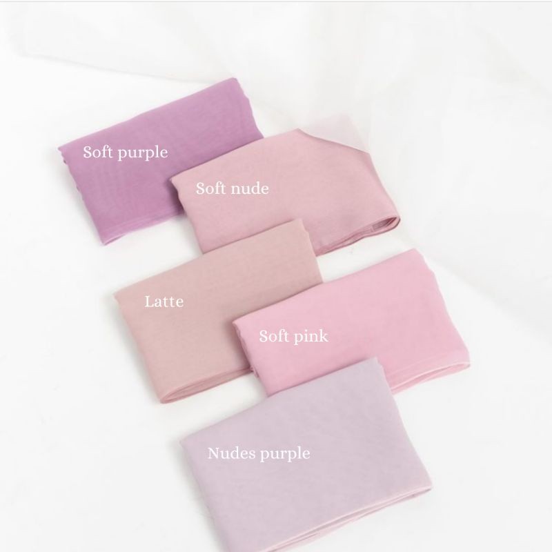 Hijab Polycotton Premium | Jilbab Segi Empat Adem, Anti Kusut, Mudah Dibentuk Hijab Pollycoton Hijab