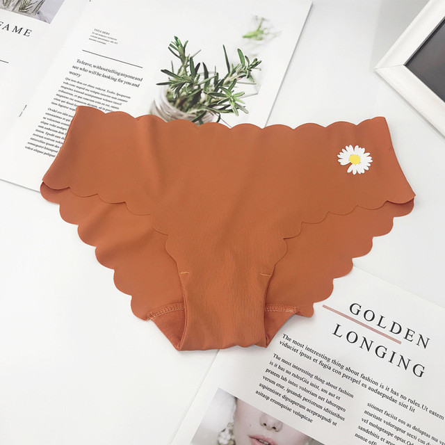 PEACHIE | CD1232 Celana Dalam Wanita Polos Seamless Flower CD Cewek seamles Sexy Panties