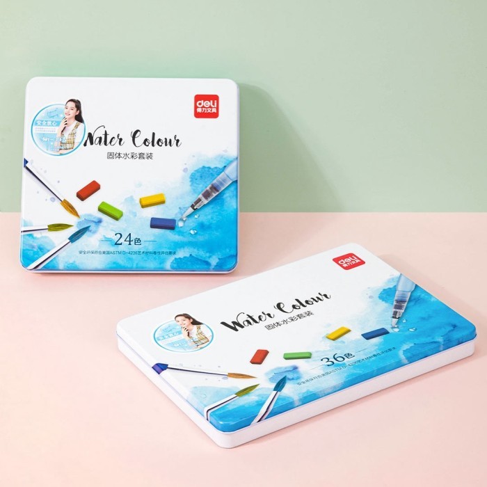 

Deli | Cat Air (Watercolor Paint) | 24 & 36 warna | 7387X