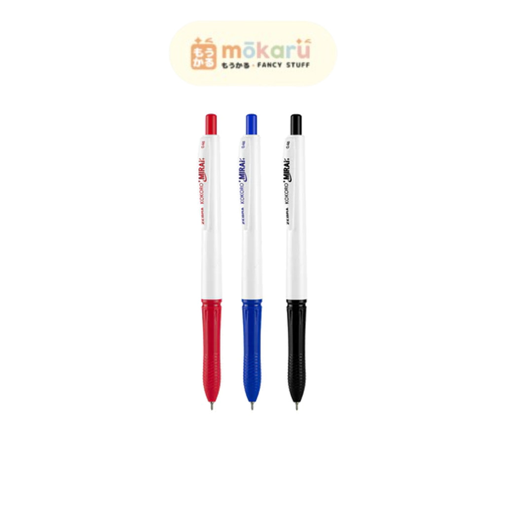 

Zebra Gel Pen Kokoro Mirai Series 0,48mm / Pulpen Retractable Super Smooth