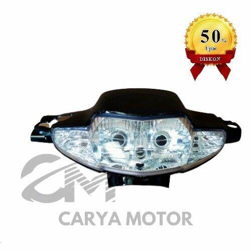 Batok depan supra fit lama+lampu/kepala depan supra fit lama