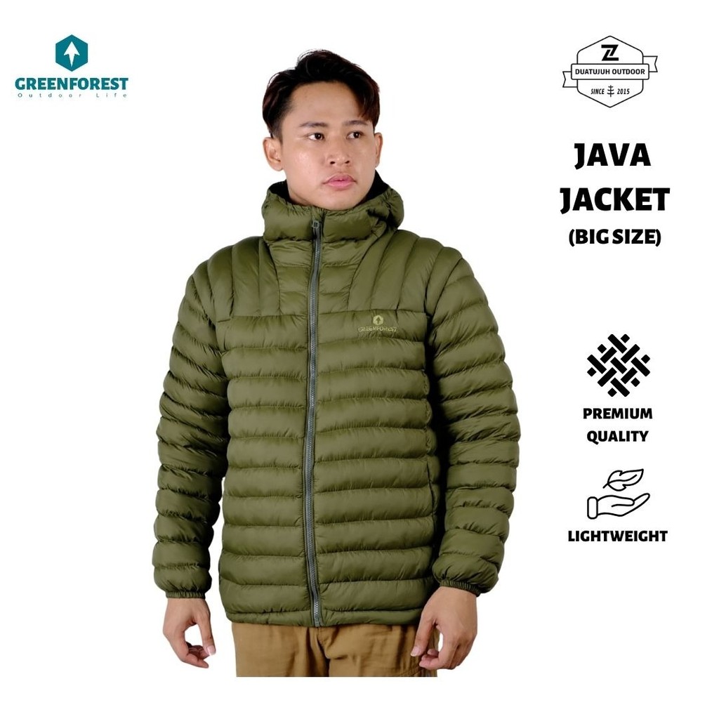 Greenforest Java Jaket Puffer Musim Dingin Big Size Pria dan Wanita - Jaket Puffer Jumbo