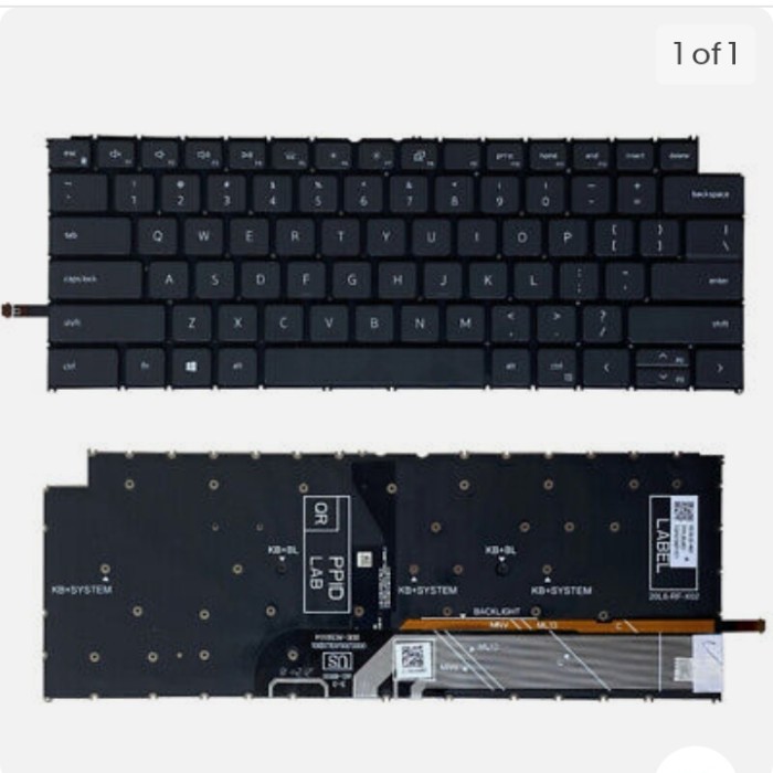 Keyboard Dell Inspiron 14 5410 5415 5418 14 7000 7415 backlit 
