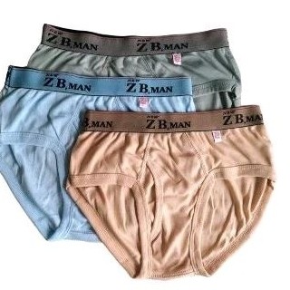 CD PRIA MEREK ZB MAN KARET PINGGANG BOXER/sempak pria bahan katun zb man karet boxer/celana dalam pr