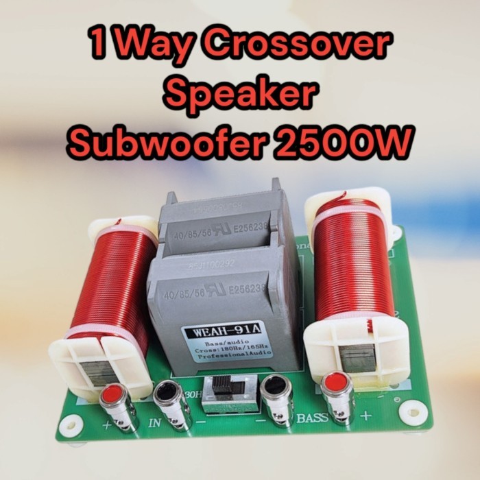 Crossover 1 way Speaker SubWoofer  2500 watt Cocok Speaker 18 inch Original