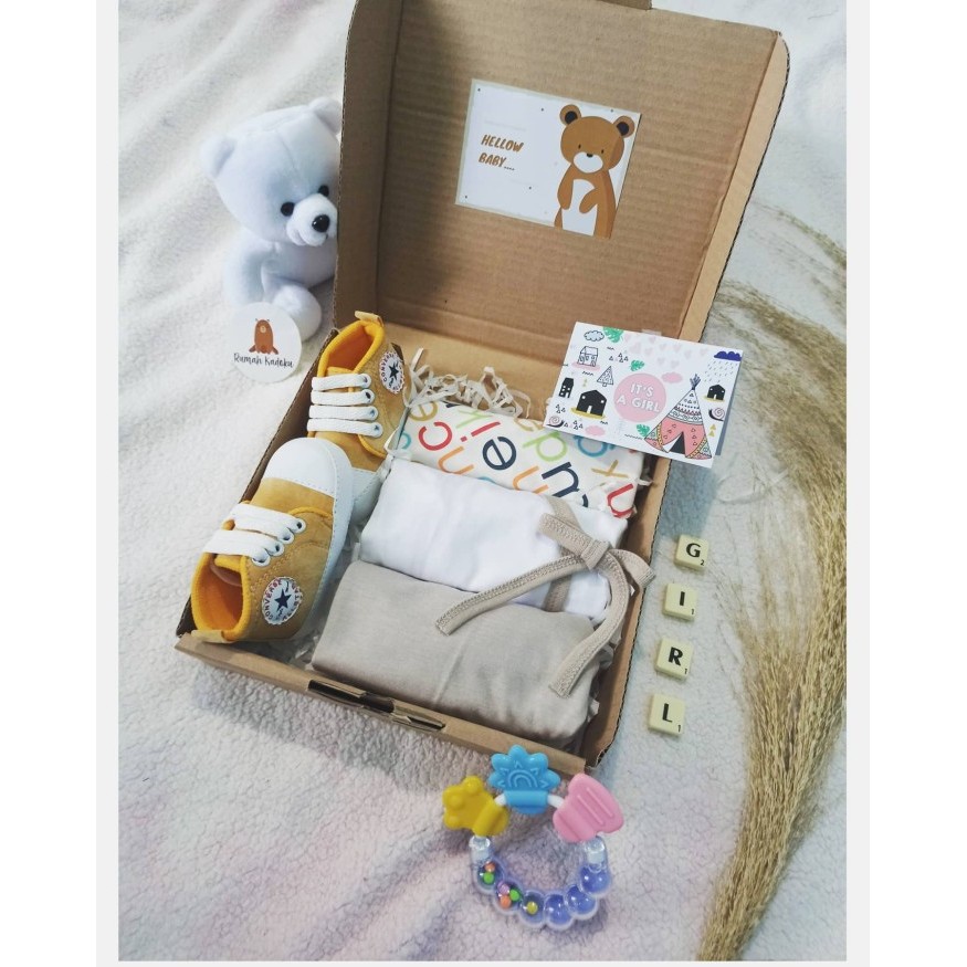

Hampers baby boy kado bayi laki kimono - Cokelat, 3-6bulan