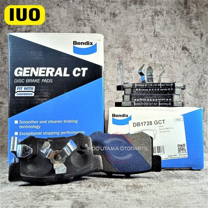 Kampas Rem Belakang All New CRV CR-V BENDIX Brake Pad DB 1728 GCT