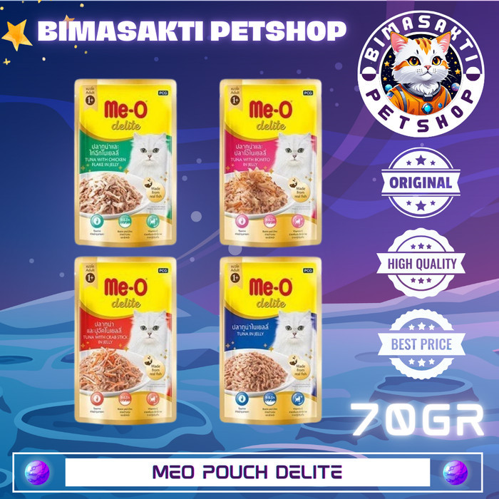 Meo Delite premium cat pouch 70gr