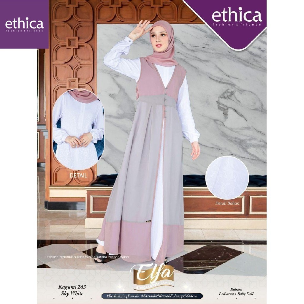 Galeri Ethica By Winardi- Busana Muslim Couple Keluarga Gamis Kagumi 263 by Ethica