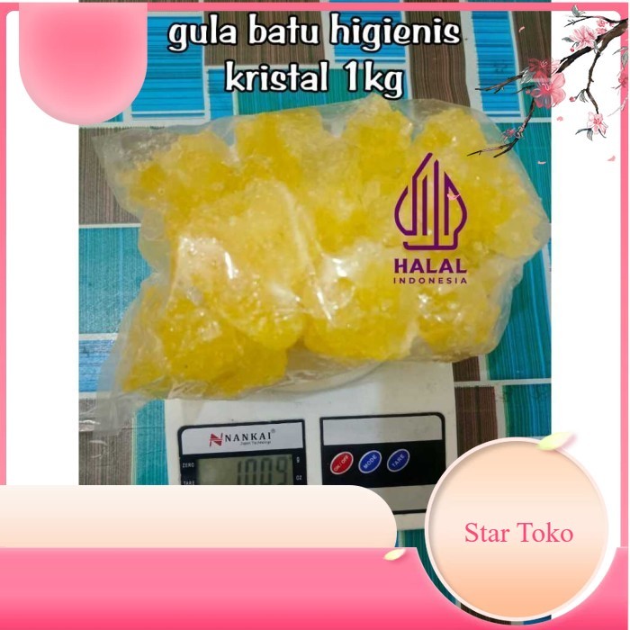 

gula batu kuning kristal angleng 1kg higienis 1 kg - kristal 1kg