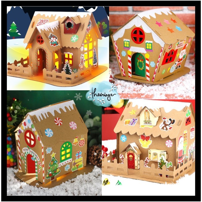 

✨READY✨ -Christmas DIY Art Craft Souvenir Hadiah Natal Anak Hampers - House Fence 3