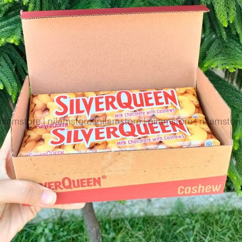 

EXP MARET 2026 Silverqueen Besar 55 gr isi 5 x 2 pcs (10pcs) | Silverqueen Cashew Almond | Silverqueen Murah