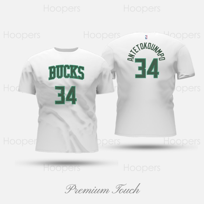 Giannis Antetokounmpo Milwaukee Bucks City Jersey 2021-2022 White