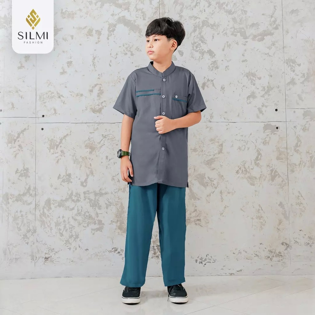 FawwazOshop - Silmi Fashion Family Series Warohmah Koko Anak Laki Laki by Silmi