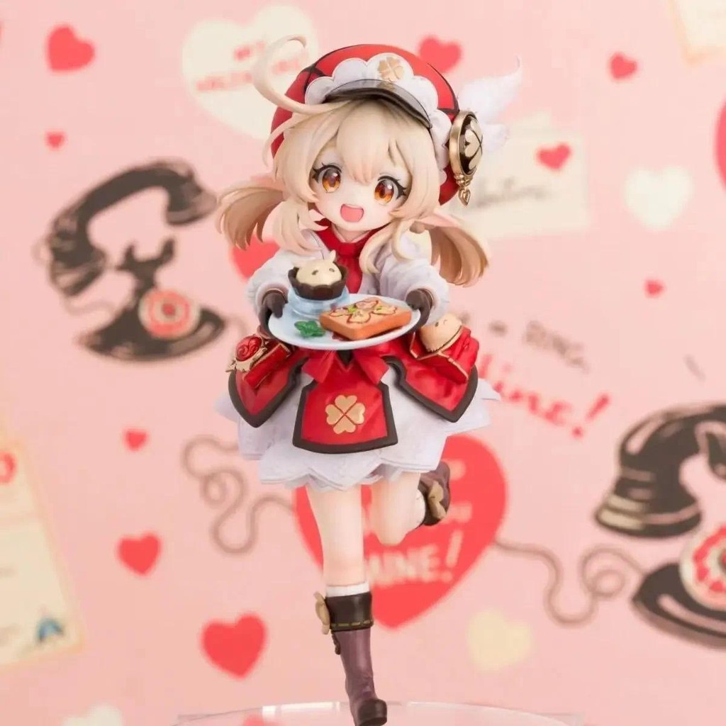 

16cm Genshin Impact Klee Action Figure Sweets Paradise Klee Figurine Action Collectible Model Cute Anime Statue Figure Clay Doll